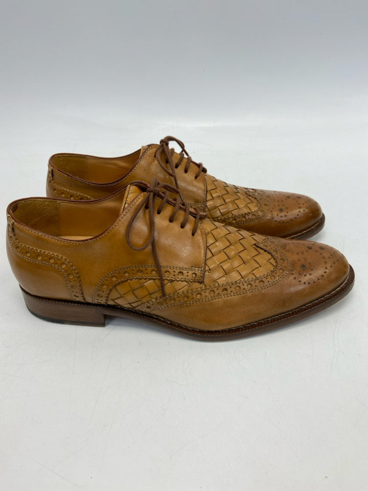 Paul Fredrick Size 9 Chestnut Lace-Up Men&