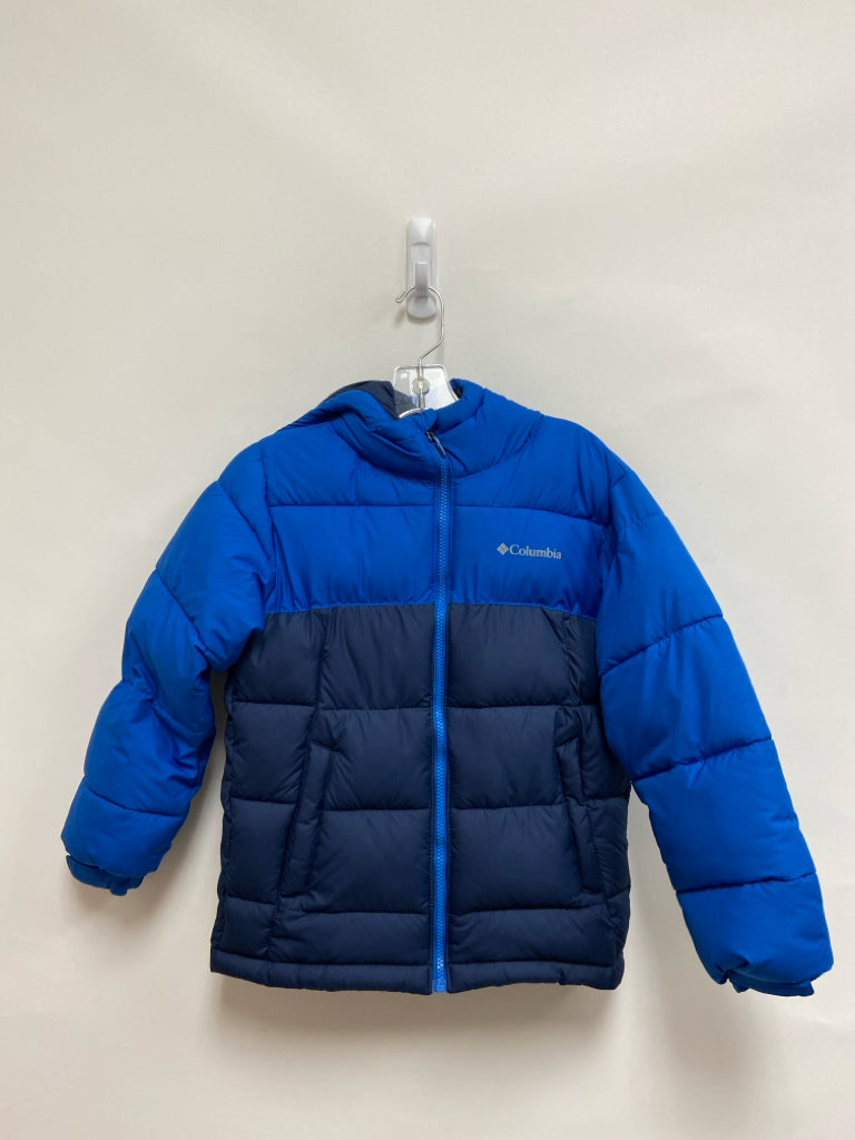 Columbia SIZE 8 Blue Navy Hooded Boy&