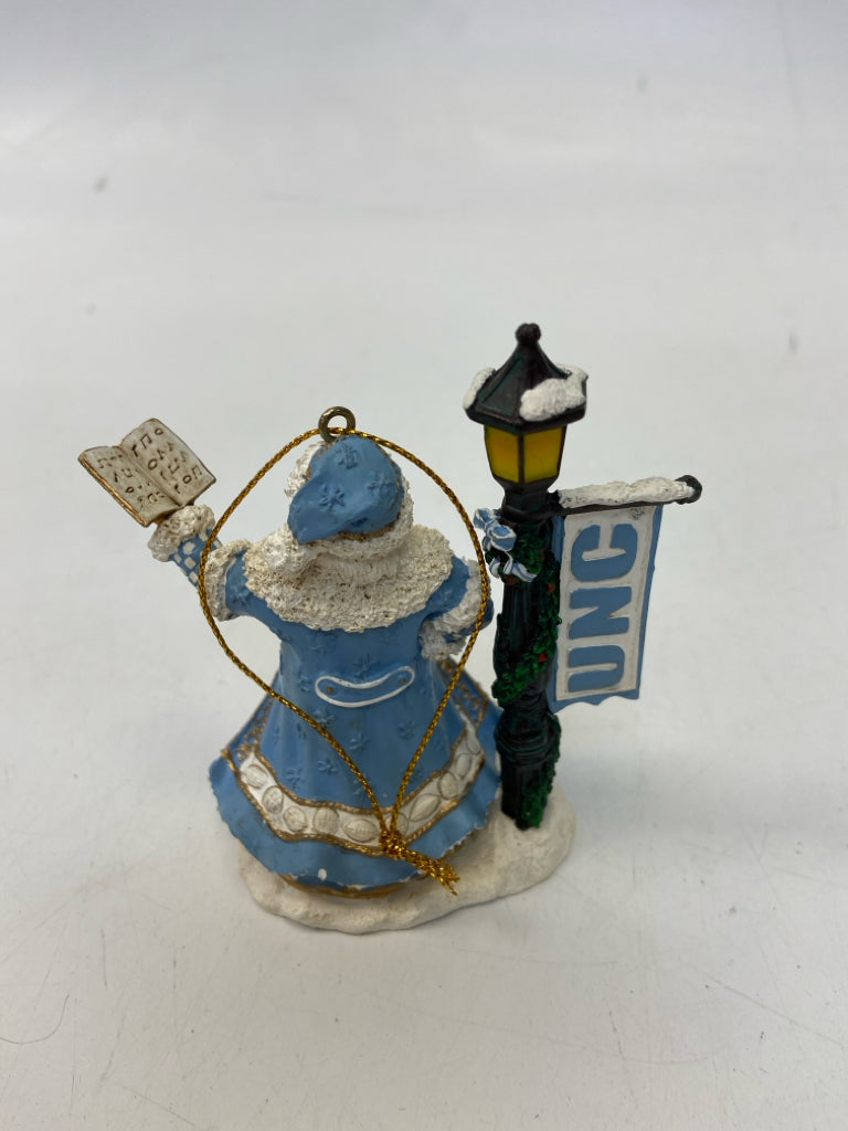 Blue White UNC Ornaments