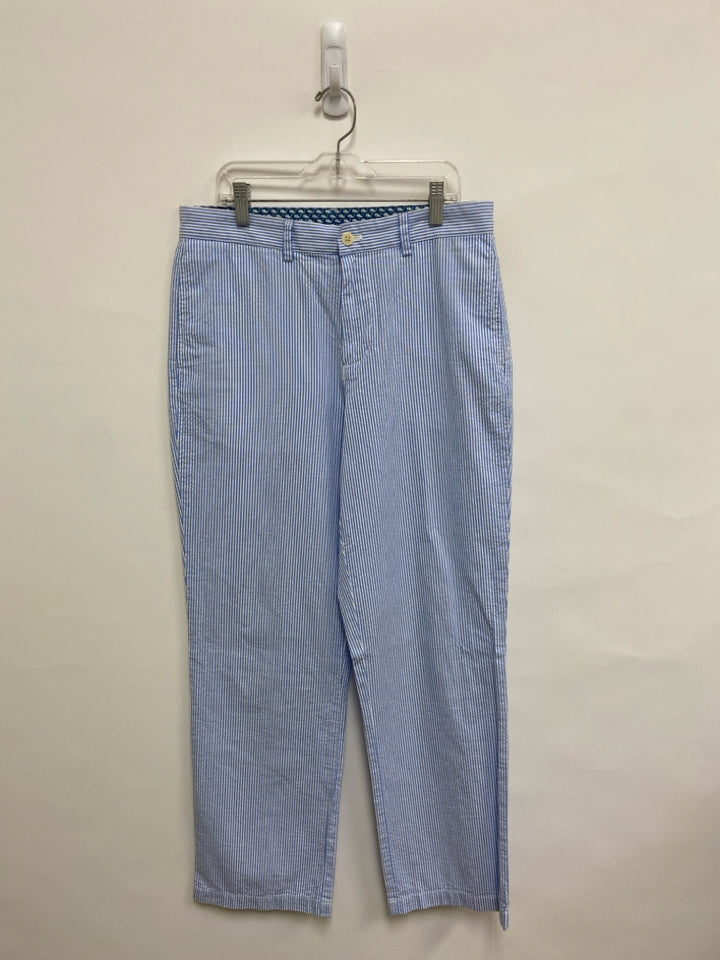 Vineyard Vines SIZE 20 White/Blue Stripes Seersucker Boy&