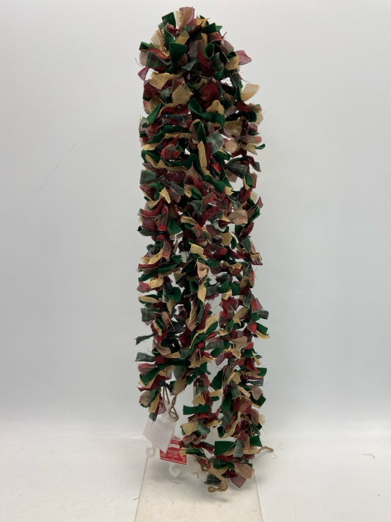 Green Red/Brown Fabirc Christmas