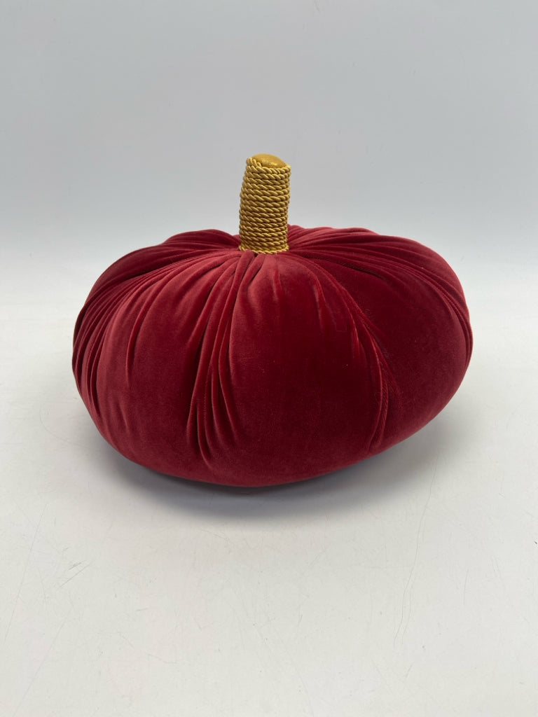 Burgundy Gold Stuffed Fabric Fall
