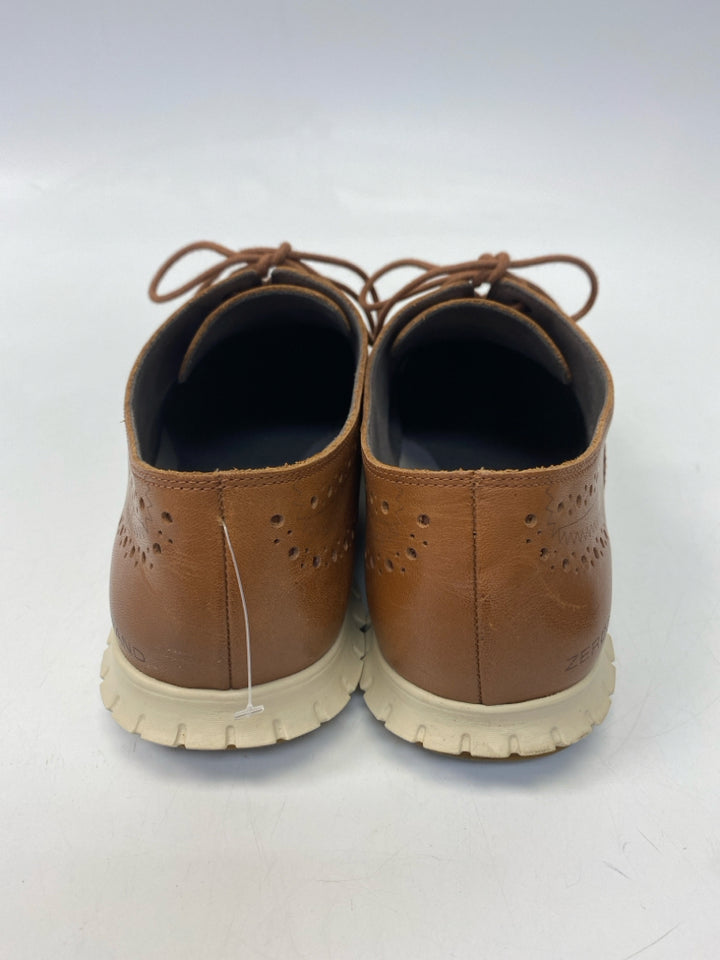 Cole Haan  Size 10 Brown Lace-up Flats