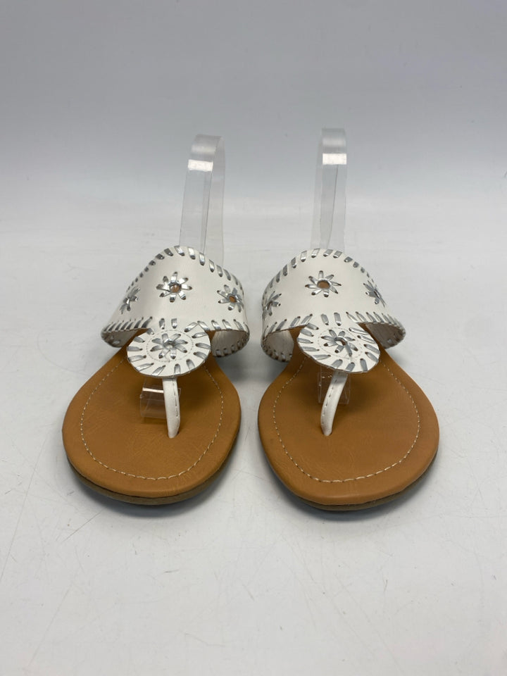 NWOT  Size 8 White Sandals