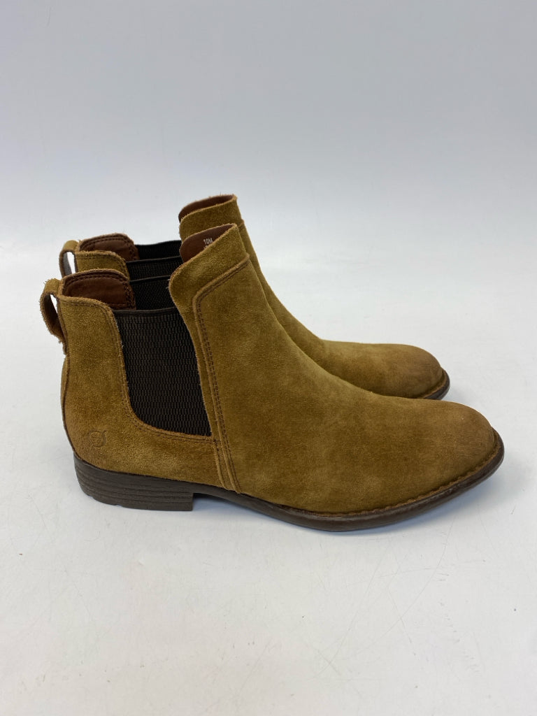 Born US Shoe Size 10 Camel Suede Boots