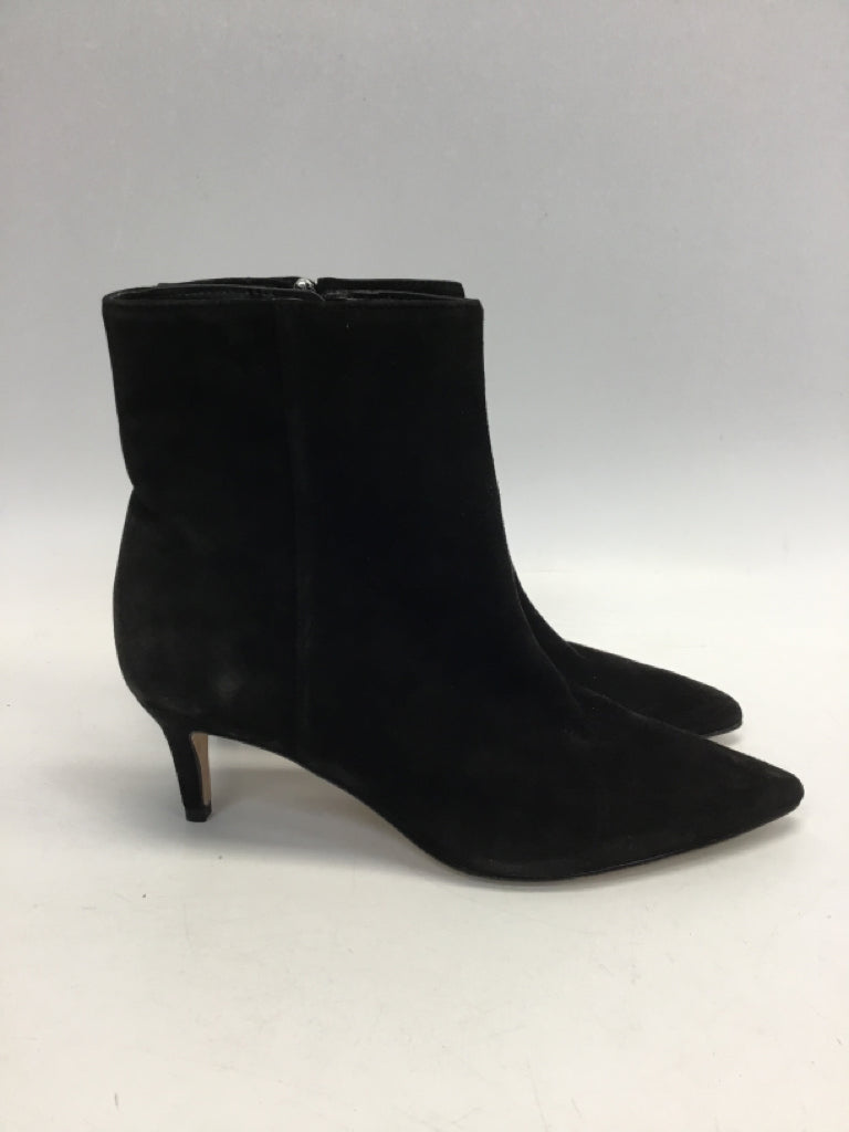 Marc Fisher US Shoe Size 8 Black Side Zipper Suede Boots