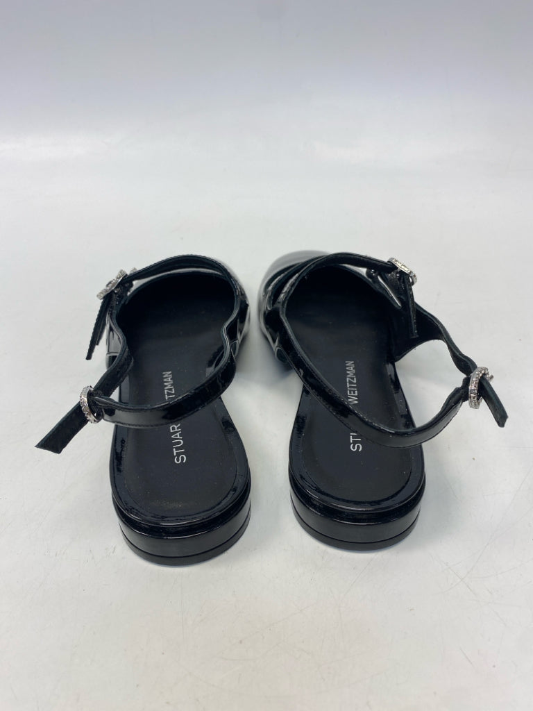 Stuart Weitzman US Shoe Size 9 Black Patent Flats