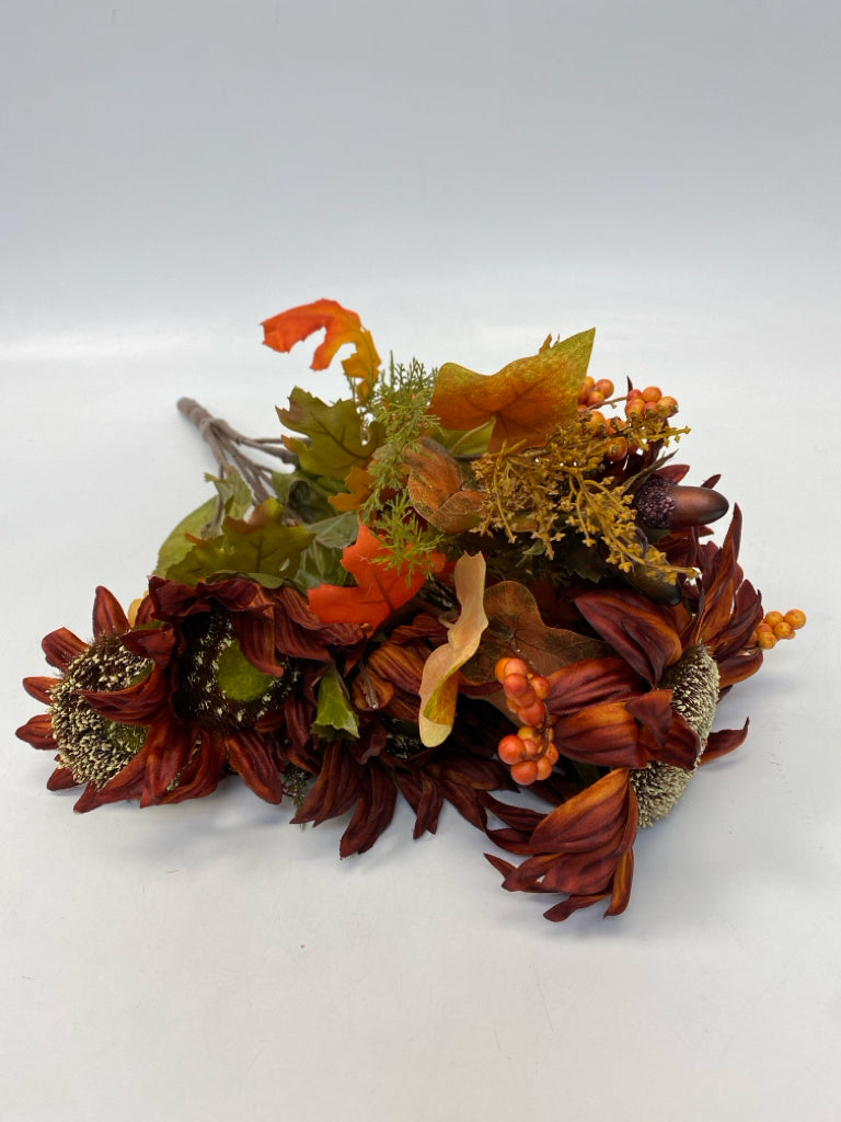 Orange Purple Floral Arrangement