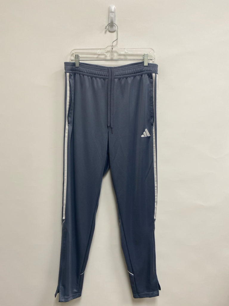 Adidas Size L Dark Slate Blue White Accents Men&
