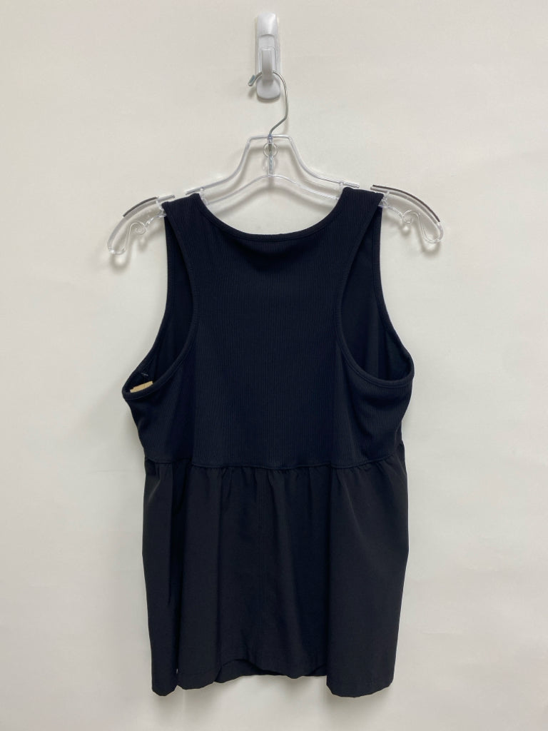 Athleta Size M Black Sleeveless Athletic Top
