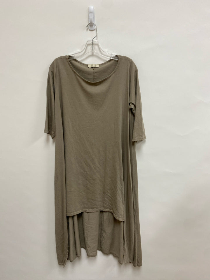 Saga Size OSFM Taupe Tunic Ladies Dress