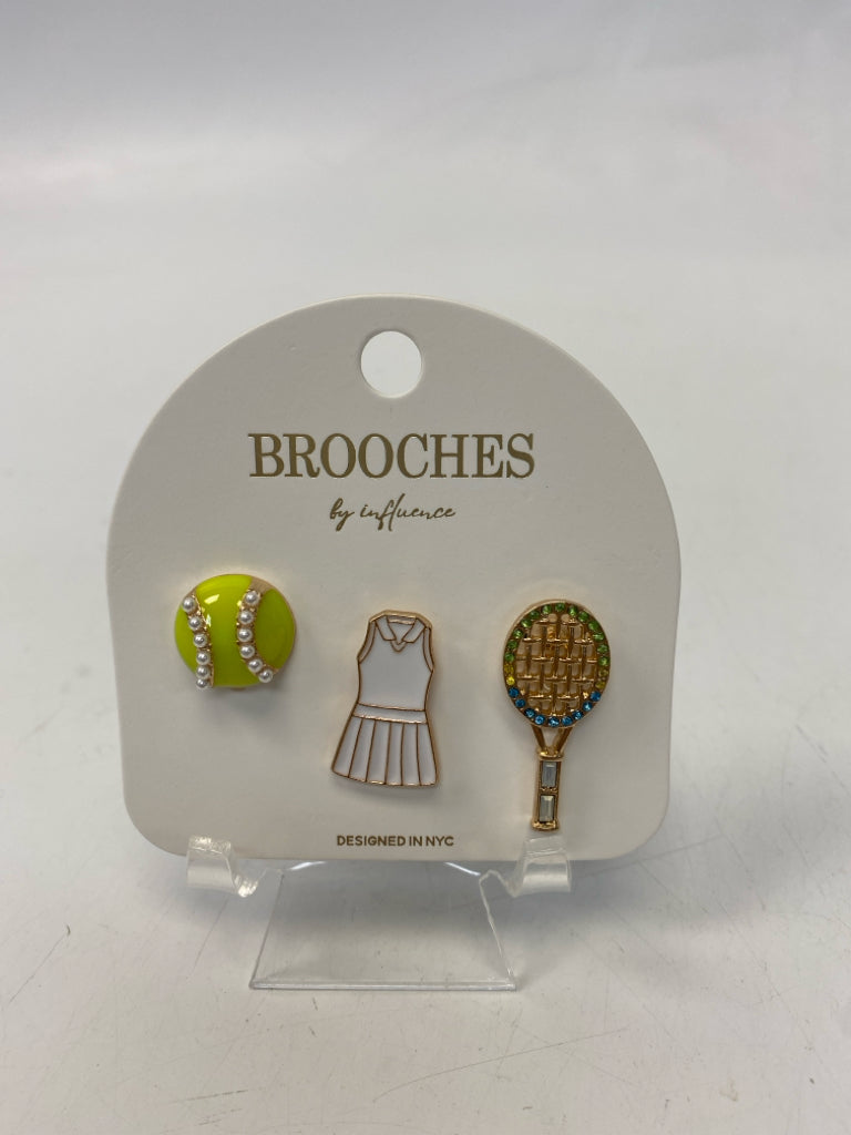 3pc Tennis Pin