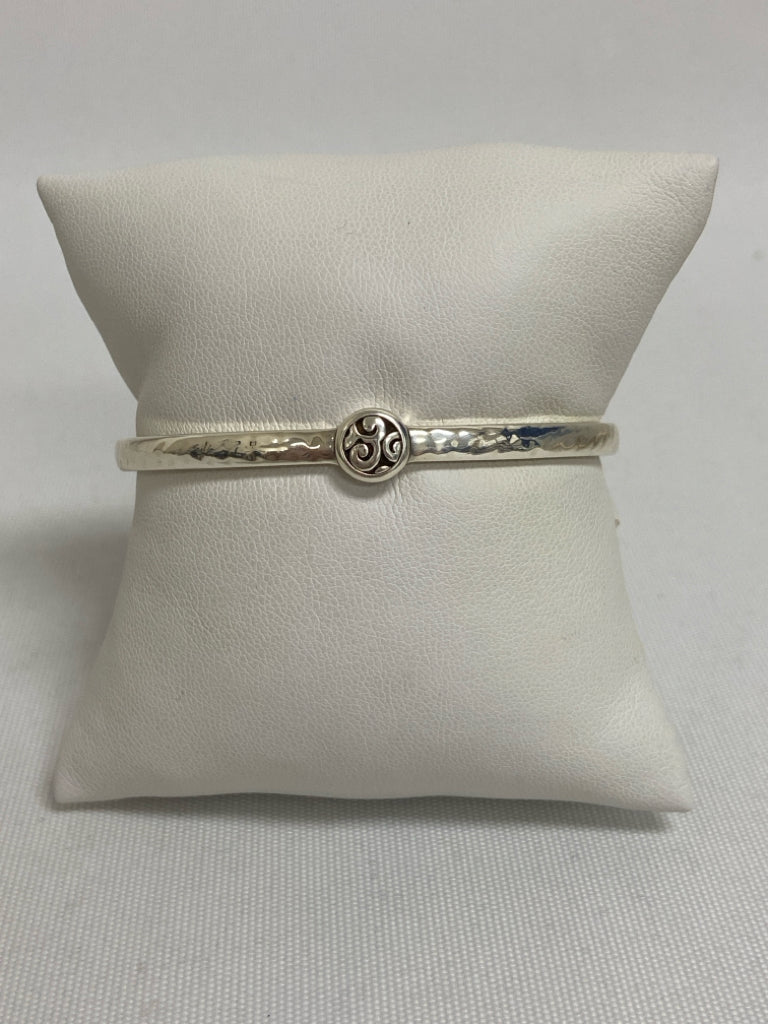 Brighton Silver Color Hammered Bracelet