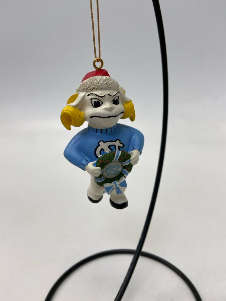 White Blue UNC Ornaments
