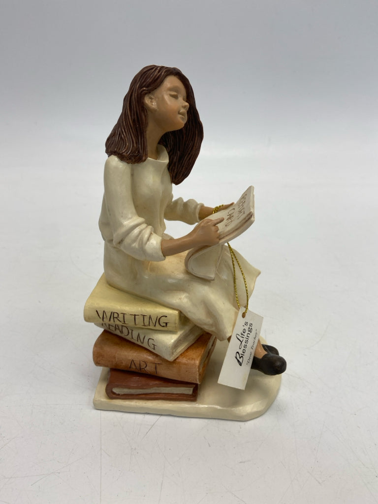 Cream Brown/Multi Figurine