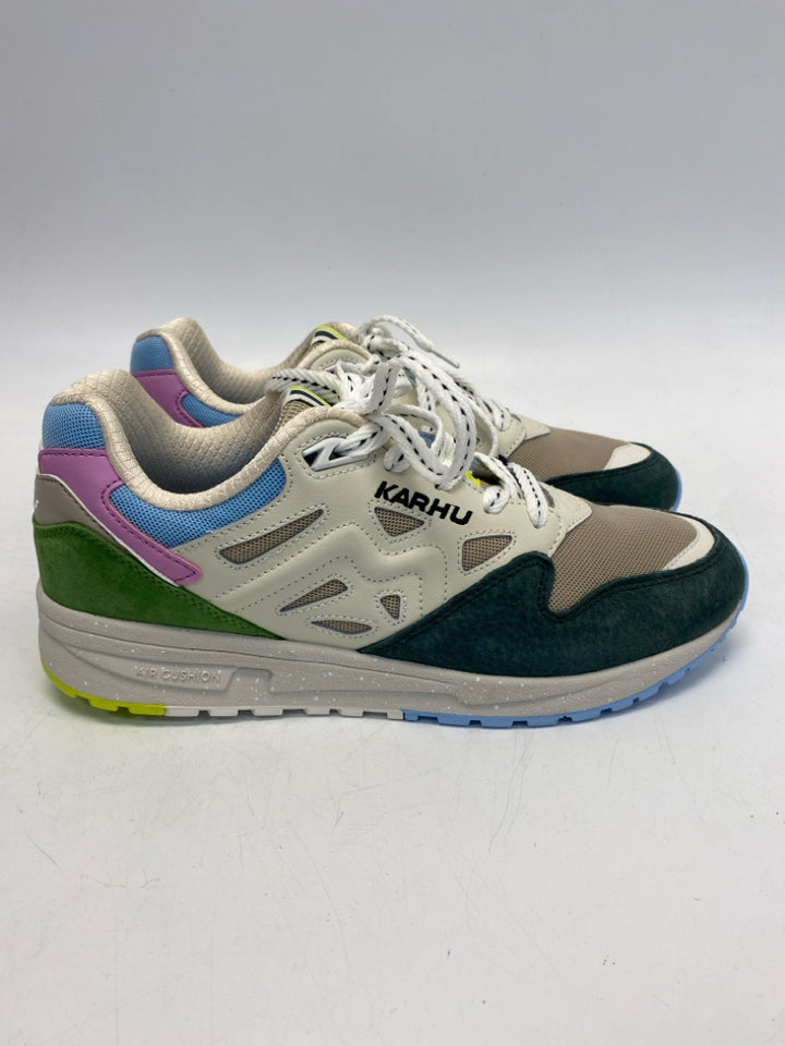 US Shoe Size 8.5 Multi-Color Lace-up Sneakers