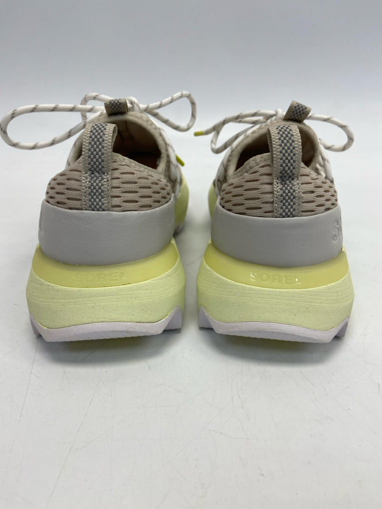 NWOT Sorel  Size 6.5 Tan Yellow Lace-up Sneakers