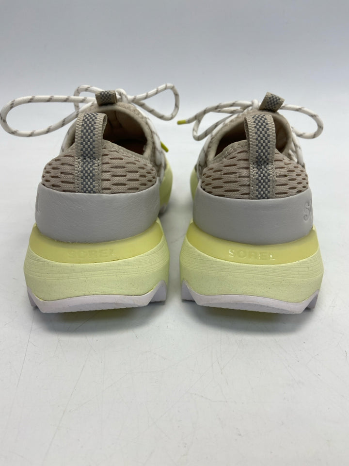 NWOT Sorel  Size 6.5 Tan Yellow Lace-up Sneakers