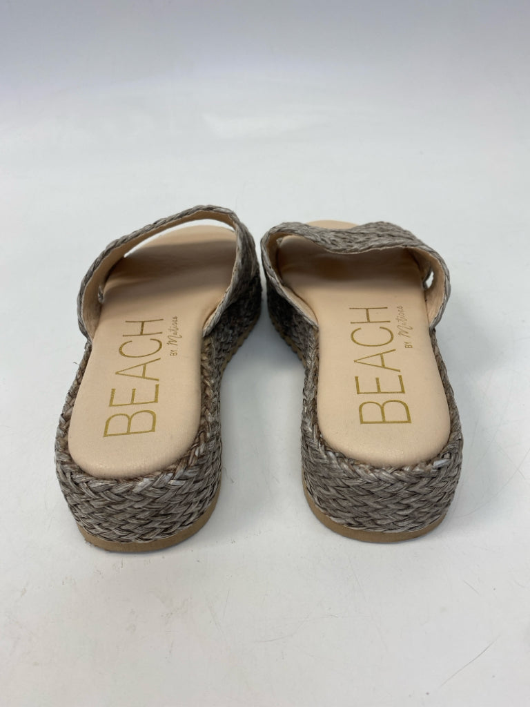 Size 7 Taupe Woven Sandals