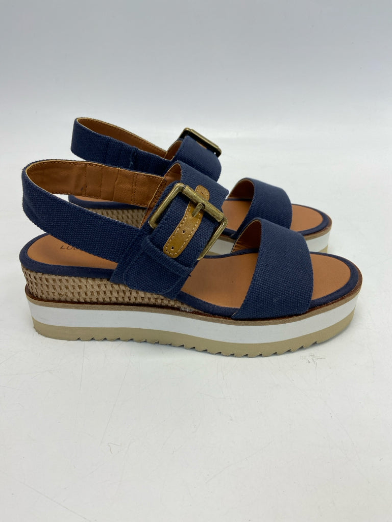 Lucky Brand  Size 6 Navy Sandals