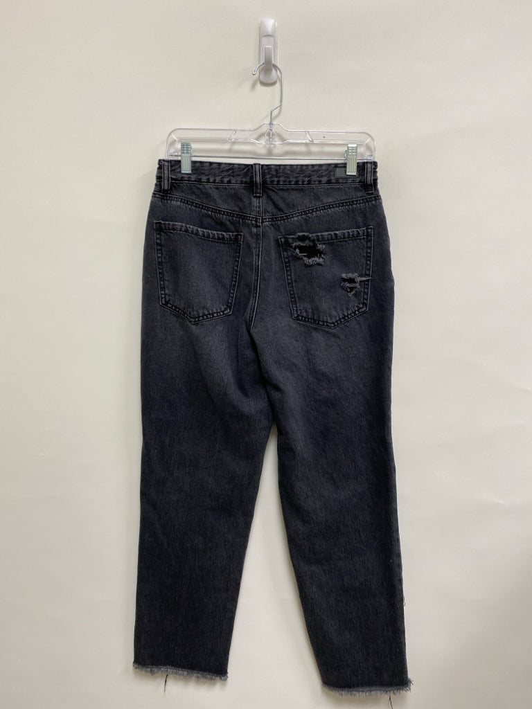 Size 27 Black Blue Patchwork Denim Ladies Jeans