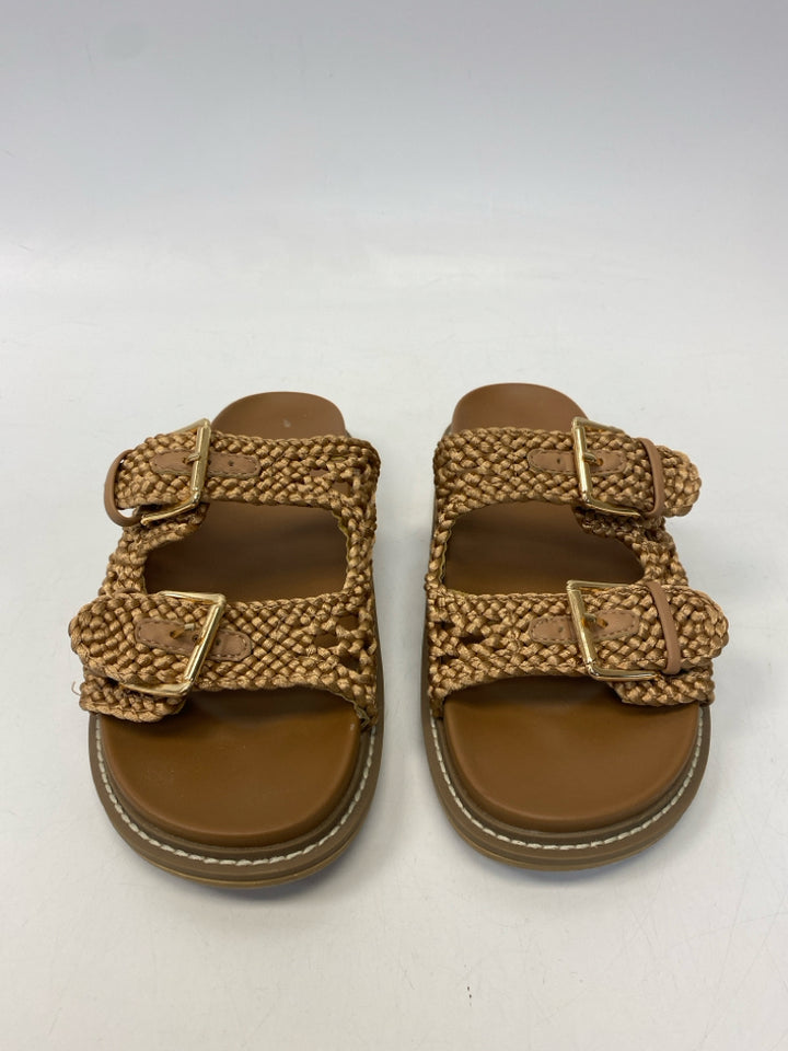 Joie  Size 9 Brown Braided Sandals