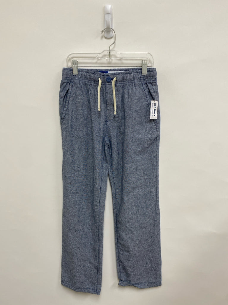 NWT Old Navy SIZE 10/12 Blue Linen Blend Boy&
