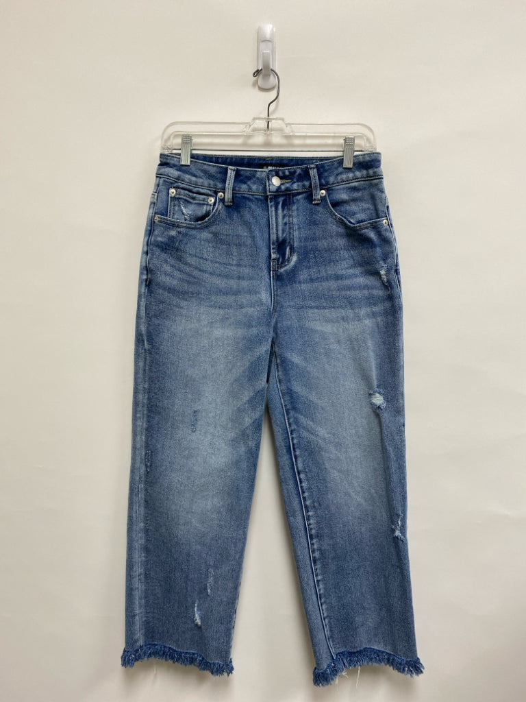 Size S Blue Denim Distressed Ladies Jeans