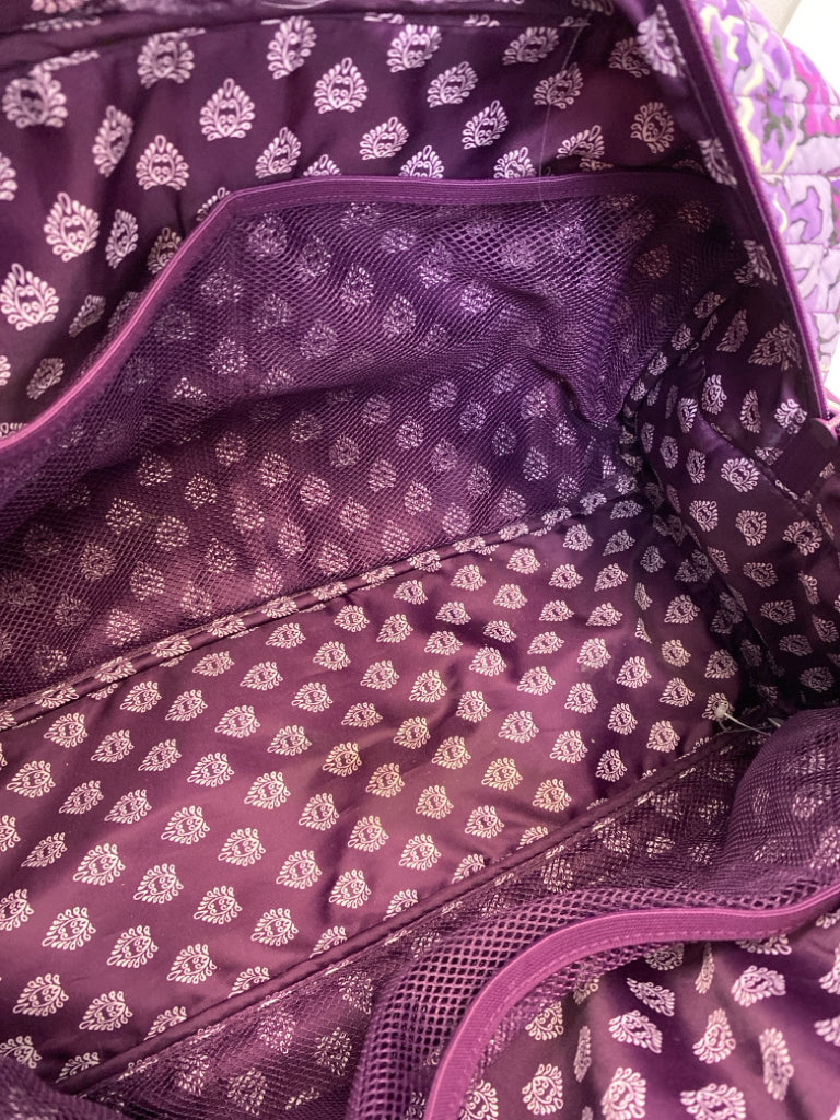 Vera Bradley Purple Floral Duffle Bag