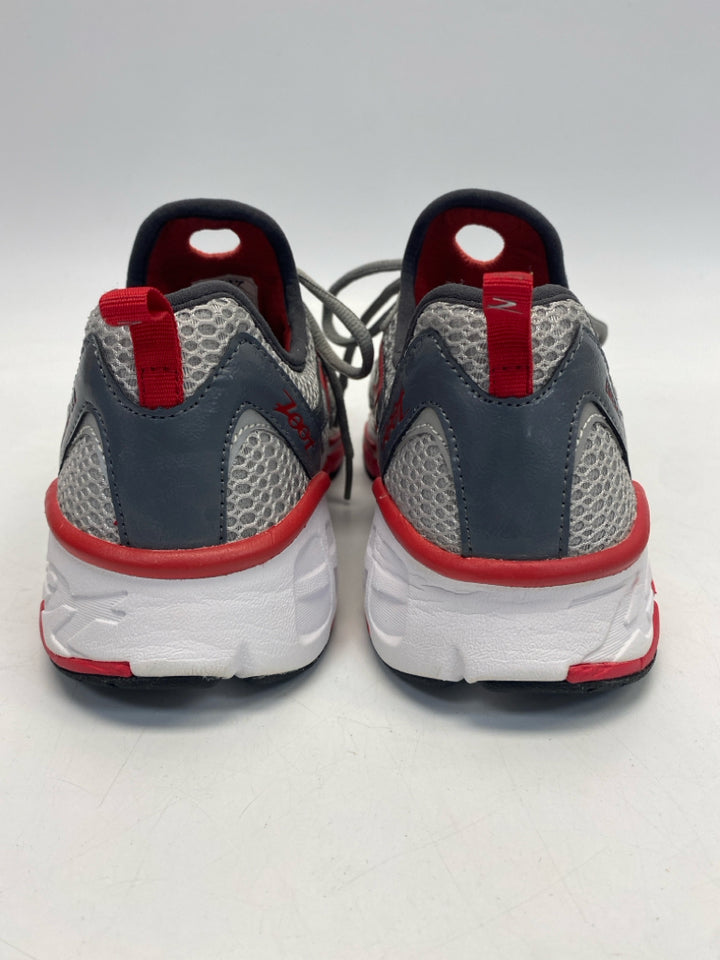 Zoot Size 9 Silver Gray/Red Lace-Up Men&