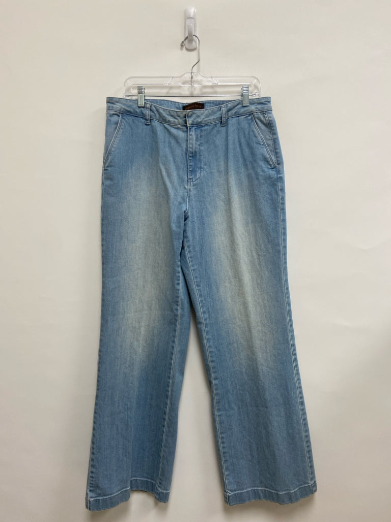Coldwater Creek Size 14 Light Blue Wide Leg Ladies Jeans