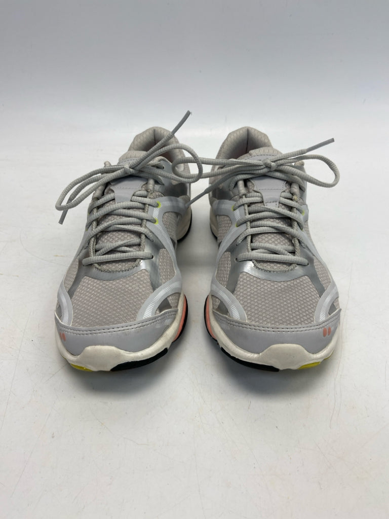 Ryka  Size 8 Gray Silver Lace-up Sneakers