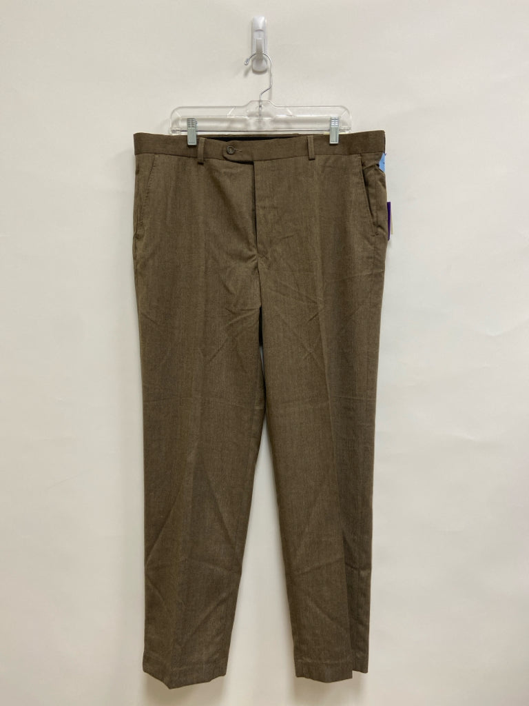 NWT Alan Flusser Size 38 Brown Men&