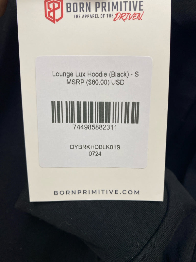 NWT Size S Black Hooded Ladies Lounge Top