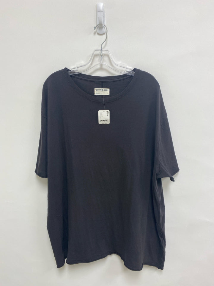 NWT We The Free Size L Dark Gray Ladies Top