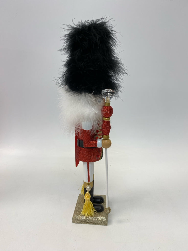 Kurt Adler Red/White Gold Sparkle Christmas