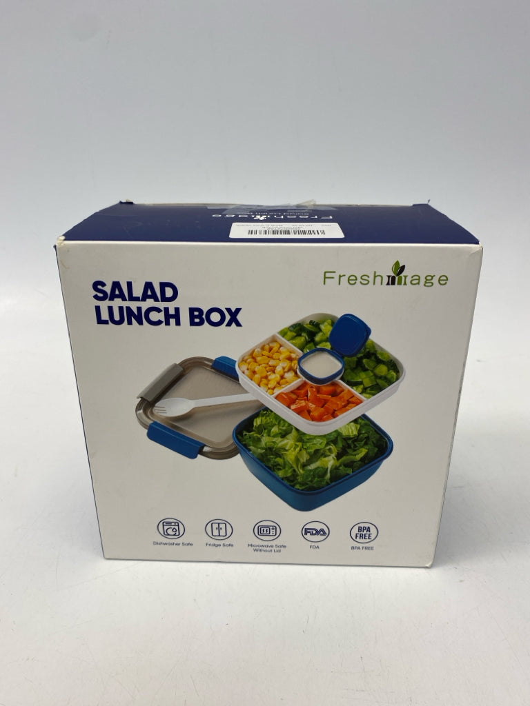 NEW/BOX Blue Lunch Tote