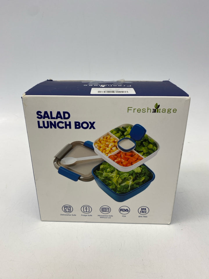 NEW/BOX Blue Lunch Tote