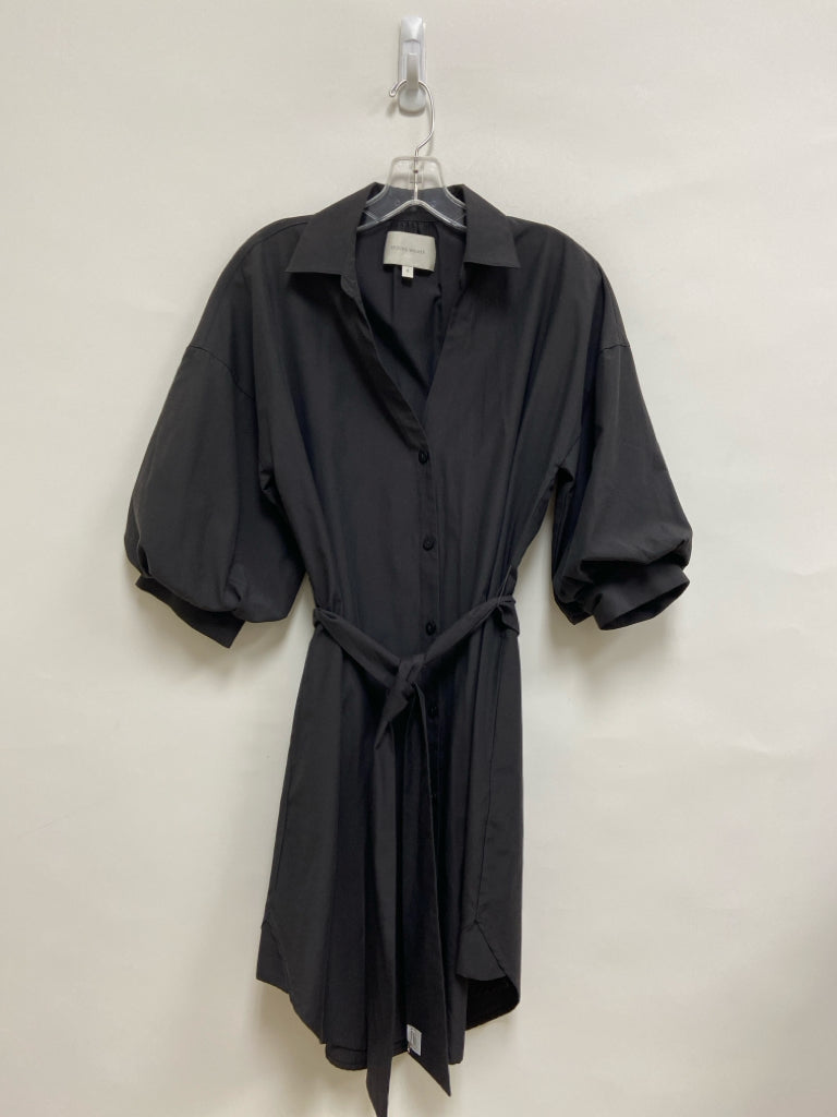 BROCHU WALKER Size S Charcoal Puff Sleeve Ladies Dress