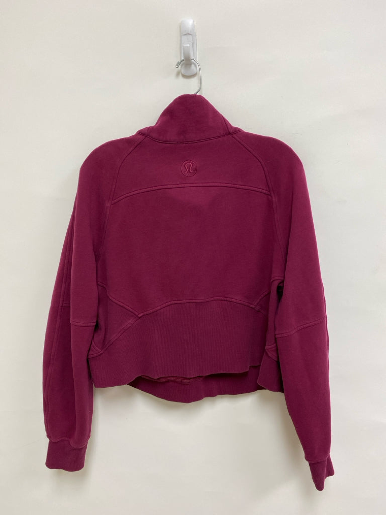 Lululemon Size M Burgundy Ladies Pullover