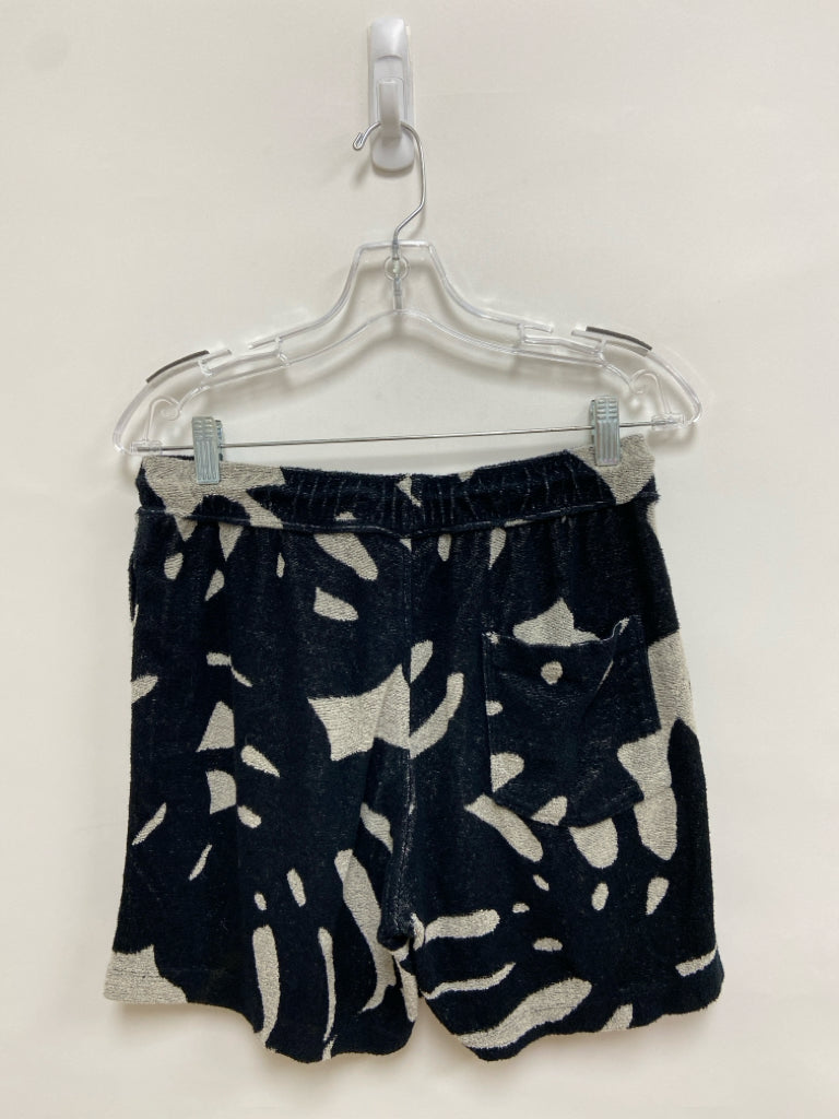 H&amp;M Size S Black White Print Ladies 2pc Shorts