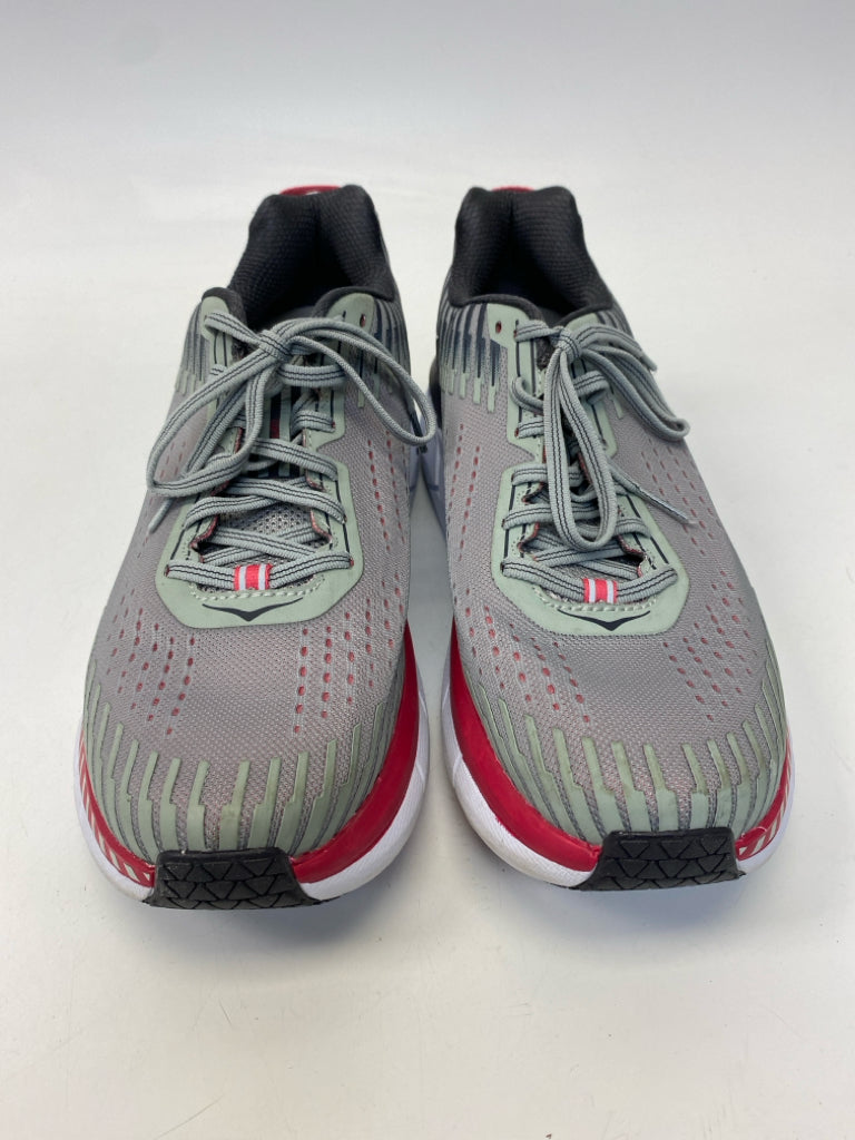 Hoka  Size 11 Green Raspberry Lace-up Sneakers