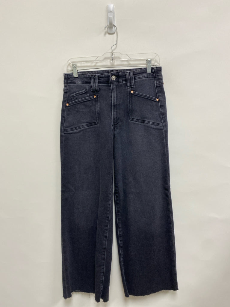 Paige Size 27 Faded Black Wide Leg Ladies Jeans