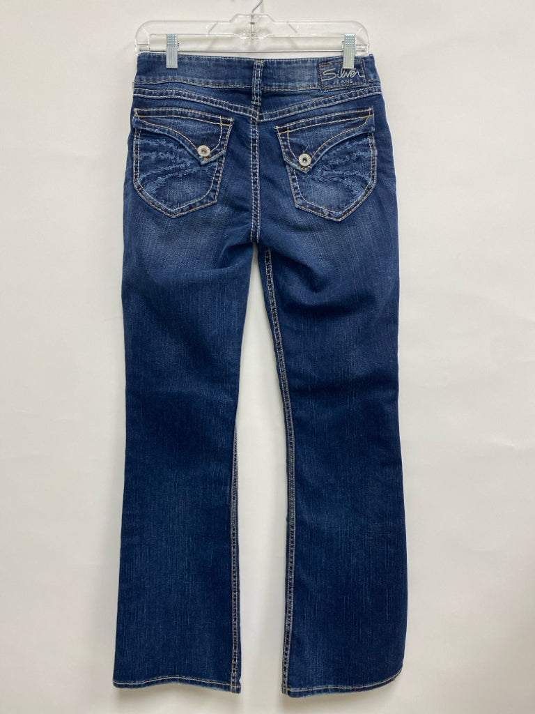 Silver Jeans Size 6 Dark Blue Ladies Jeans