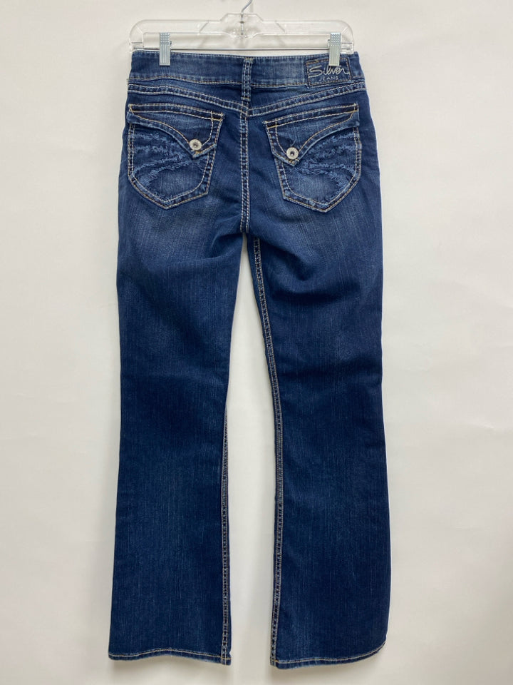 Silver Jeans Size 6 Dark Blue Ladies Jeans