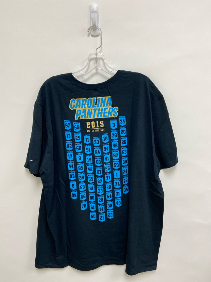 Nike Size 2X Black Brown/Blue Carolina Panthers Men&