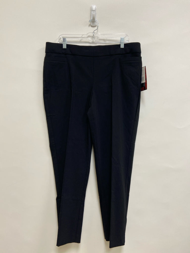 NWT Briggs Size 16W Black Pull-on Plus Size Pants