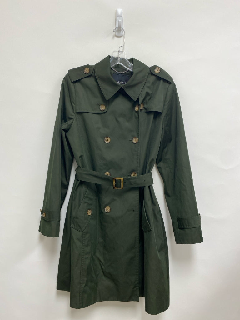 Talbots Size 10 Dark Olive Double-Breasted Ladies Jacket