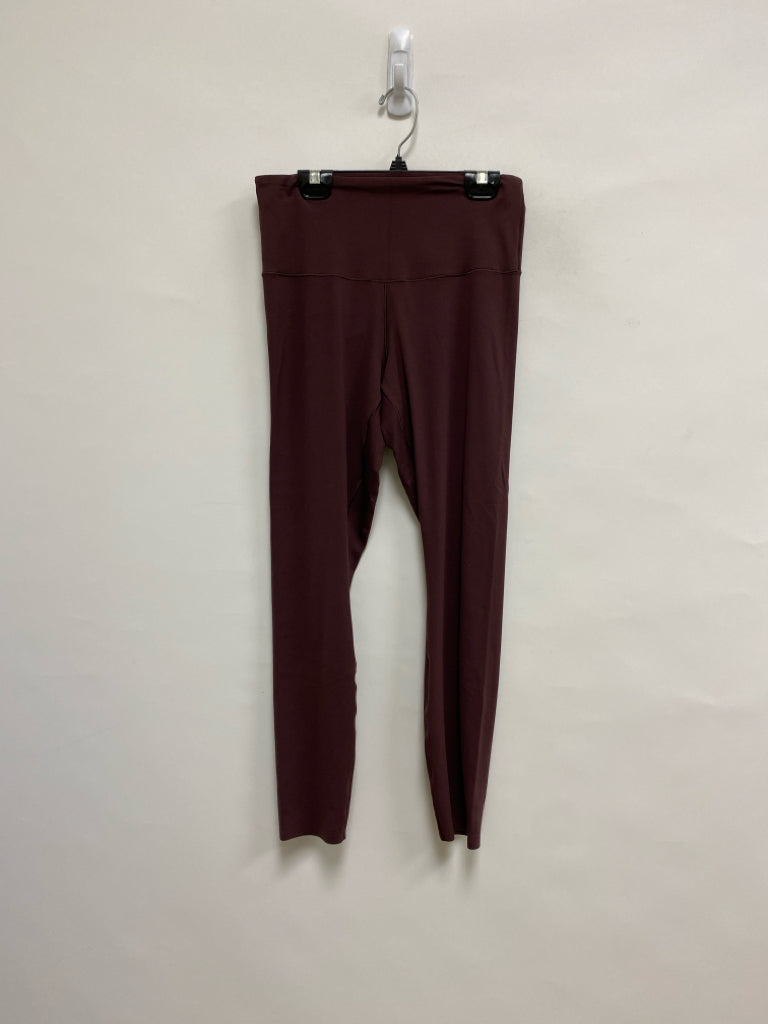RHONE Size M Dark Mauve Athletic Leggings