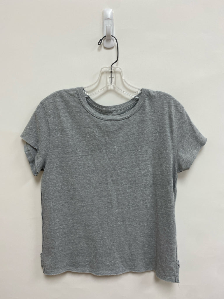 We The Free Size S Gray/White Streaked Ladies Top